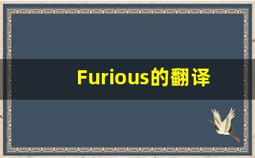 Furious的翻译,Furious怎么读,Furious造句及用法-第1张图片-我的生活随想