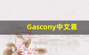 Gascony中文意思,Gascony中文翻译,Gascony用法及例句,Gascony语法-第1张图片-我的生活随想