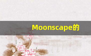 Moonscape的翻译,Moonscape怎么读,Moonscape造句及用法-第1张图片-我的生活随想