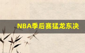 NBA季后赛猛龙东决对-nba季后赛猛龙东决对手是谁