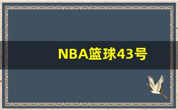 nba穿43号球衣的球星-NBA篮球43号