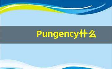 Pungency什么意思,Pungency用法,Pungency的发音,Pungency翻译-第1张图片-我的生活随想