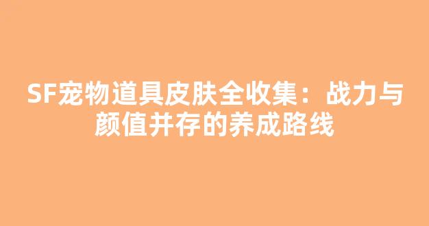 SF宠物道具皮肤全收集：战力与颜值并存的养成路线