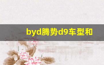 byd腾势d9车型和价格及图片(比亚迪腾势电车)_https://www.huakunhengjia.com_金融资讯_第1张