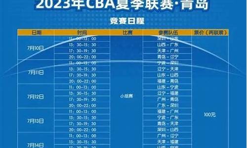 cba篮球决赛时间安排_cba篮球决赛时