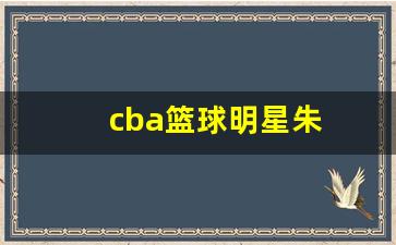 朱姓篮球运动员-cba篮球明星朱
