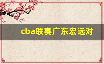 广东宏远vs新疆广汇-cba联赛广东宏远对新疆比赛