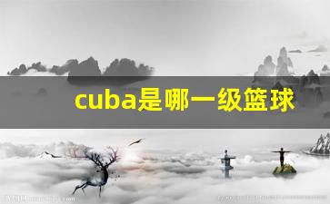 cuba属于篮协吗-cuba是哪一级篮球联赛