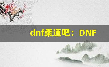dnf柔道吧：DNF柔道职业攻略、格斗家职业玩法(dnf柔道吧百度贴吧)-第1张图片-我的生活随想