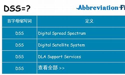 fsdss是什么意思_dss是什么意思