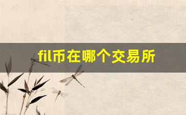 fil币在哪个交易所有期货行情(fil币期货在哪个交易所交易)_https://www.senxinmaoyi.com_邮政编码_第1张