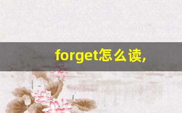 forget怎么读,forget中文翻译,forget什么意思,forget用法及例句-第1张图片-我的生活随想