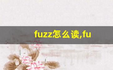 fuzz怎么读,fuzz中文翻译,fuzz什么意思,fuzz用法及例句-第1张图片-我的生活随想