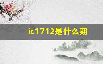 ic1712是什么期货(ic 期货)_https://www.xzdzchf.com_上交所_第1张