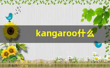kangaroo什么意思,kangaroo中文翻译,kangaroo用法及例句,kangaroo怎么读-第1张图片-我的生活随想