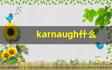 karnaugh什么意思,karnaugh造句用法,karnaugh的发音,karnaugh中文翻译-第1张图片-我的生活随想