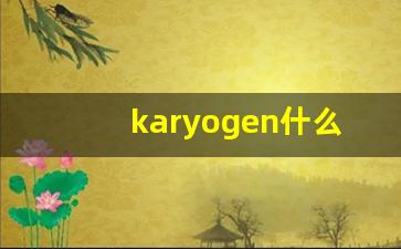 karyogen什么意思,karyogen造句用法,karyogen的发音,karyogen中文翻译-第1张图片-我的生活随想