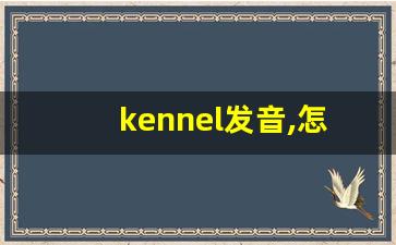 kennel发音,怎么读,kennel什么意思,kennel例句用法-第1张图片-我的生活随想