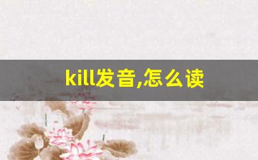 kill发音,怎么读,kill什么意思,kill例句用法-第1张图片-我的生活随想