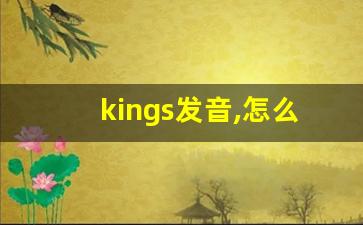 kings发音,怎么读,kings什么意思,kings例句用法-第1张图片-我的生活随想