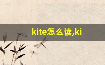 kite怎么读,kite中文翻译,kite什么意思,kite用法及例句-第1张图片-我的生活随想