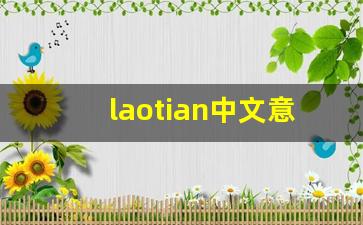 laotian中文意思,laotian中文翻译,laotian用法及例句,laotian语法-第1张图片-我的生活随想