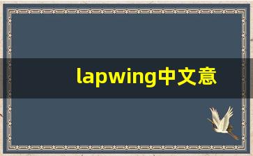 lapwing中文意思,lapwing中文翻译,lapwing用法及例句,lapwing语法-第1张图片-我的生活随想