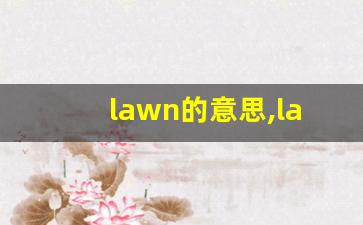 lawn的意思,lawn同义词,lawn用法及例句,lawn语法-第1张图片-我的生活随想