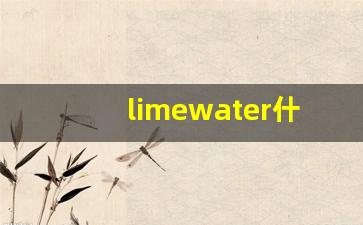 limewater什么意思,limewater中文翻译,limewater用法及例句,limewater怎么读-第1张图片-我的生活随想