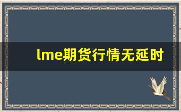 lme期货行情无延时(meg期货实时行情)_https://www.haiwangdasha.com_深交所_第1张