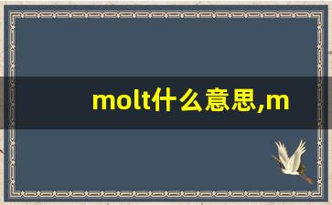 molt什么意思,molt中文翻译,molt用法及例句,molt怎么读-第1张图片-我的生活随想