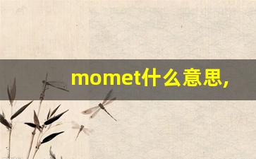 momet什么意思,momet中文翻译,momet用法及例句,momet怎么读-第1张图片-我的生活随想