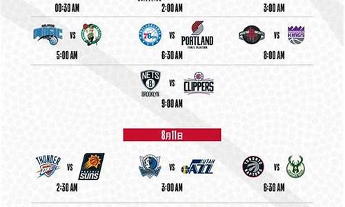 nba今日赛程表_nba今日赛程表直播