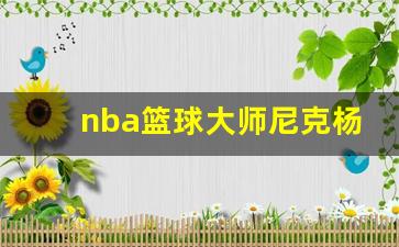 cba 尼克杨-nba篮球大师尼克杨