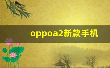 oppoa2新款手机多少钱(OppOA2ⅹ5G手机多少钱)_https://www.gzyhshgzzx.com_上期所_第1张