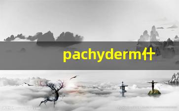 pachyderm什么意思,pachyderm中文翻译,pachyderm用法及例句,pachyderm怎么读-第1张图片-我的生活随想