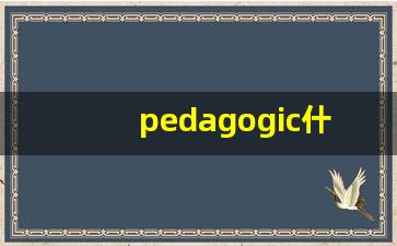 pedagogic什么意思,pedagogic中文翻译,pedagogic用法及例句,pedagogic怎么读-第1张图片-我的生活随想