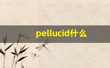 pellucid什么意思,pellucid中文翻译,pellucid用法及例句,pellucid怎么读-第1张图片-我的生活随想