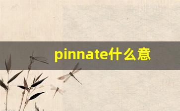 pinnate什么意思,pinnate中文翻译,pinnate用法及例句,pinnate怎么读-第1张图片-我的生活随想