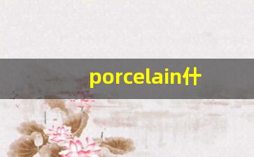 porcelain什么意思,porcelain中文翻译,porcelain用法及例句,porcelain怎么读-第1张图片-我的生活随想