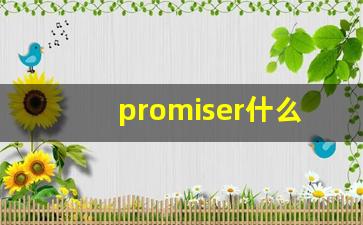 promiser什么意思,promiser中文翻译,promiser用法及例句,promiser怎么读-第1张图片-我的生活随想