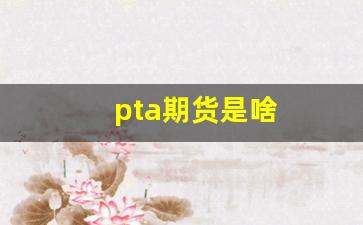 pta期货是啥(pta期货交易规则)_http://www.hanbangwangye.com_上期所_第1张