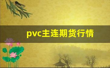 pvc主连期货行情(pvc2021期货)_https://www.gfdzclz.com_科创板_第1张