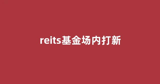 reits基金场内打新(reits基金有哪些)_https://www.qgjzrcxxzxpt.com_中金所_第1张
