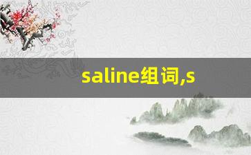 saline组词,saline中文翻译,saline造句,saline的发音-第1张图片-我的生活随想