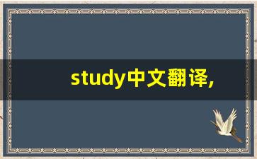 study中文翻译,study发音,study用法及例句,study是什么意思-第1张图片-我的生活随想