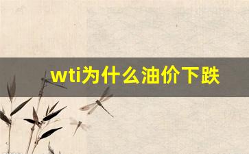 wti为什么油价下跌-油价为什么持续上涨