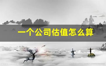 一个公司估值怎么算(公司估值多少合理)_https://www.dcjwmf.com_郑商所_第1张
