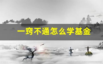 一窍不通怎么学基金(一窍不通怎么买基金)_https://www.hn-life.com_北交所_第1张