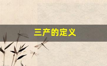 三产的定义(一产二产三产定义)_https://www.hangfeite.com_北交所_第1张
